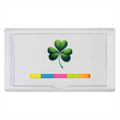 Shamrock leaf sticky note - leaf',
