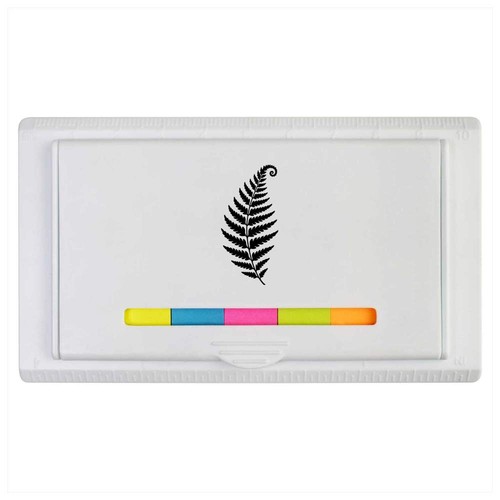 Fern leaf sticky note - sticky, ruler