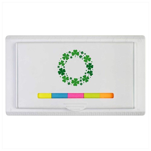 Clover wreath sticky note - wreath',