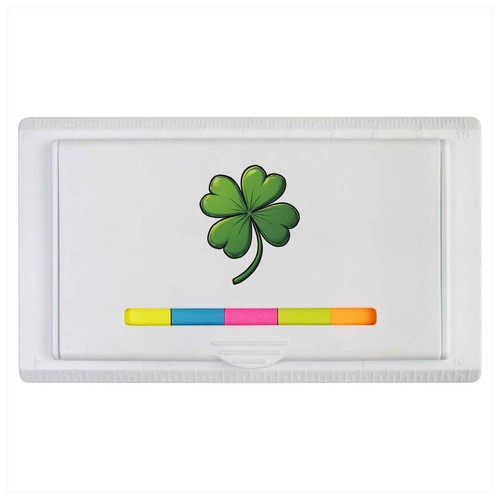 Four leaf clover sticky - leaf, note