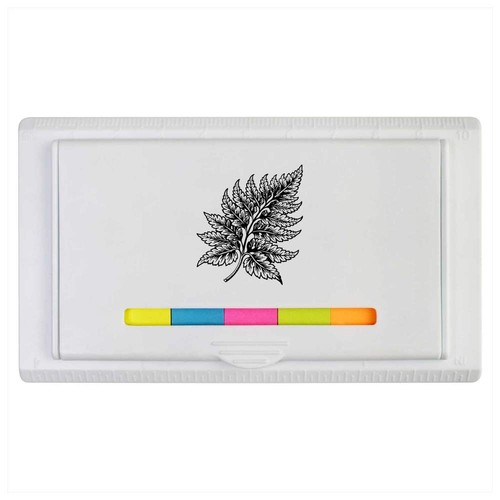 Fern leaf sticky - note, ruler