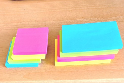 Sticky post notes neon - it,