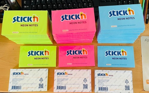 Sticky post notes neon - sticky,