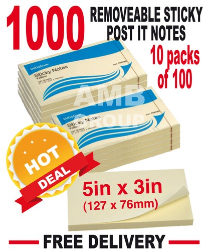 1000 removable sticky notes - 1000,
