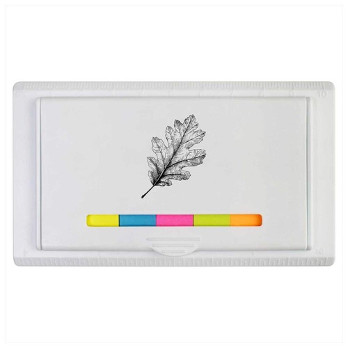 Simple oak leaf sticky note - oak,