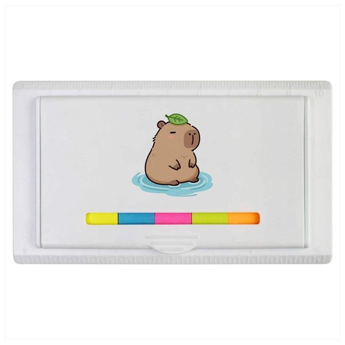 Capybara with leaf sticky - leaf',