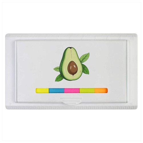 Avocado with leaves sticky - 'avocado, leaves'