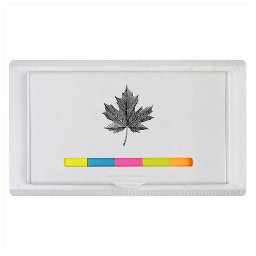 Maple leaf sticky note ruler - 'maple,