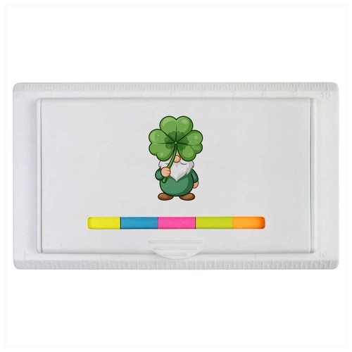 Gnome with clover sticky - with,